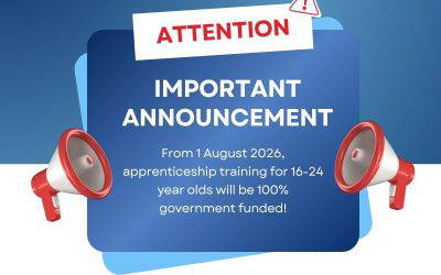 Apprenticeship Funding Changes Launch on 1 August 2026: A Major Opportunity for Employers and Young People