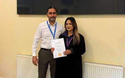Kiran Celebrates Distinction in Level 3 Team Leader Apprenticeship